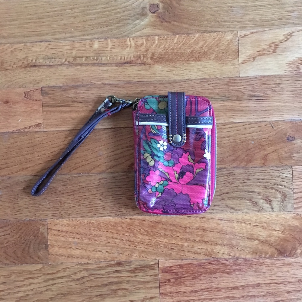 Sakroots Floral Zipper Wallet